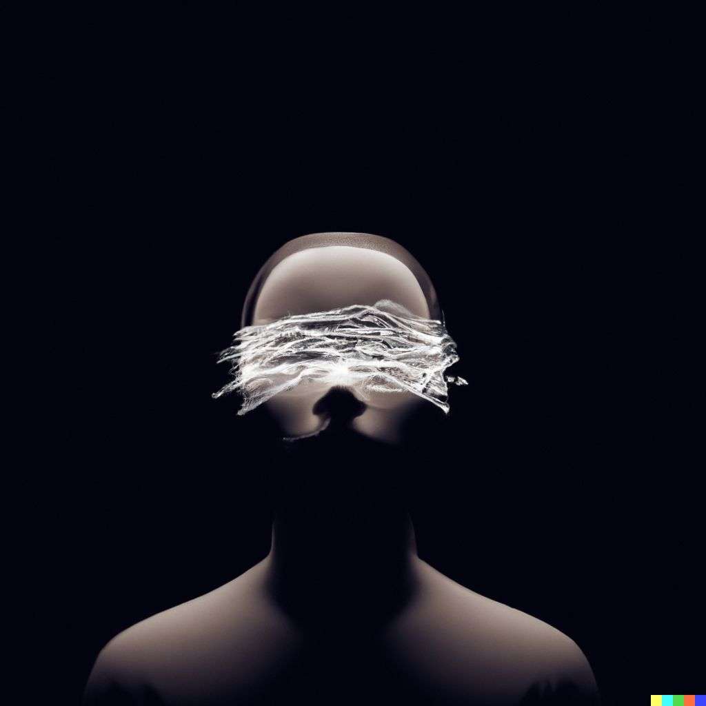 a representation of anxiety, digital art, infinity